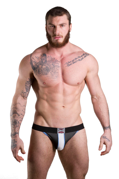 Finley Metallic Denim Jockstrap