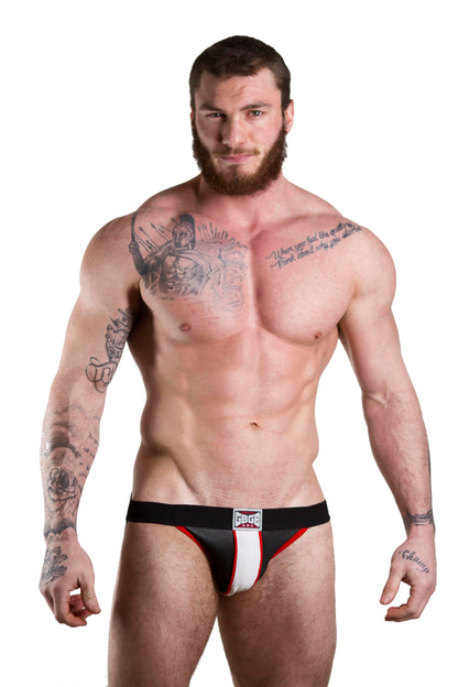 Finley Metallic Denim Jockstrap