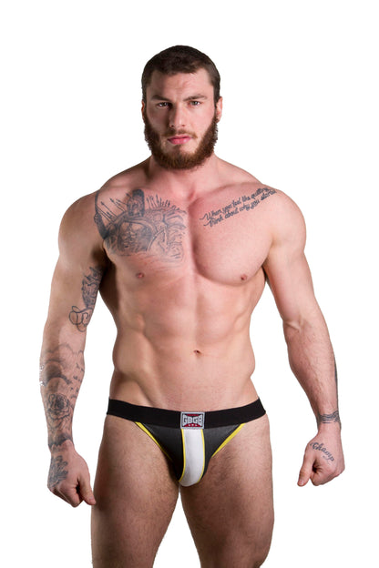Finley Metallic Denim Jockstrap